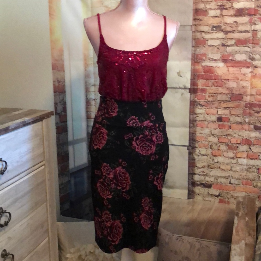 Sequin crop high waist skirt BUNDLE!